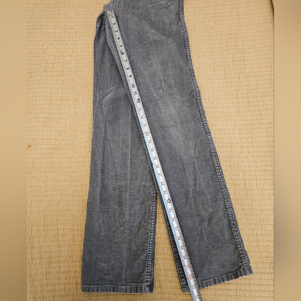 L.L. Bean Corduroy Pants Mens Gray 35x34 Flat Front Standard‎ Fit Straight Leg - Picture 9 of 9